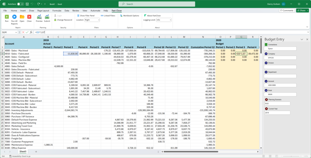 Planning and Budgeting